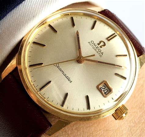 omega ref 2171100 18k gold watch for sale|18k Gold Watch Omega .